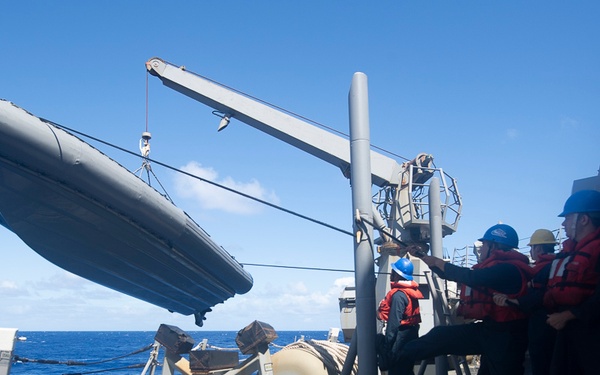 VBSS Drills Aboard USS Sampson