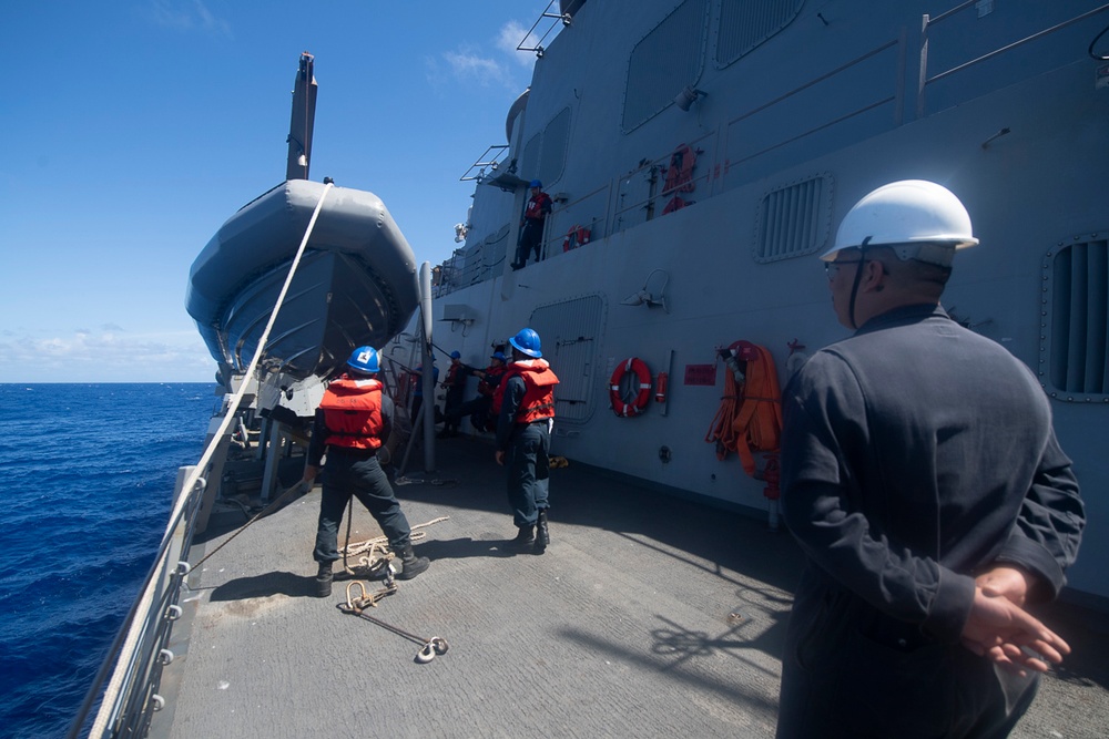 VBSS Drills Aboard USS Sampson