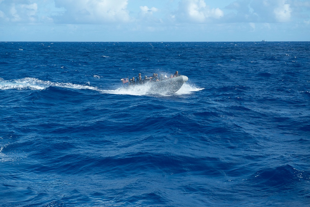 VBSS Drills Aboard USS Sampson