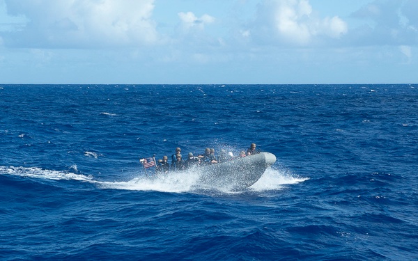 VBSS Drills Aboard USS Sampson