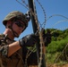 3rd LSB Engineer Support Platoon Marines fortify defensive position