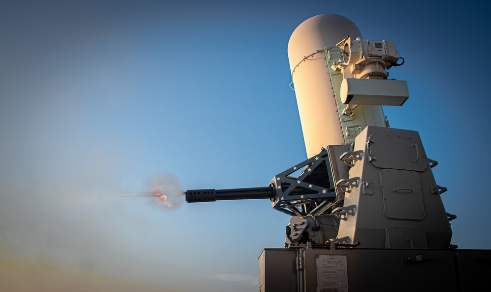Sailors Assigned to USS America (LHA 6) Conduct CIWS Test Fire