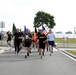 Run on Chièvres Air Base towards city hall of Chièvres, Belgium on June 22