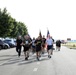 Run on Chièvres Air Base towards city hall of Chièvres, Belgium on June 22