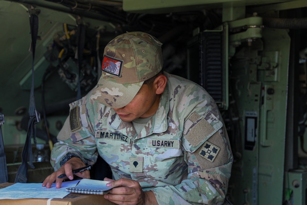 Alpha Troop, 4-10 Cav prepares Bradleys for gunnery qualification