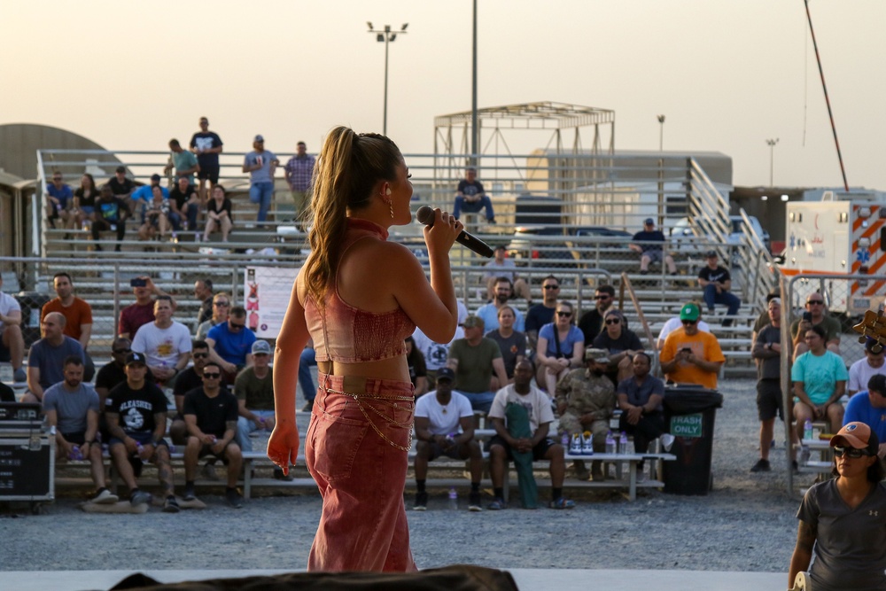 Tenille Arts Performs For Service Members