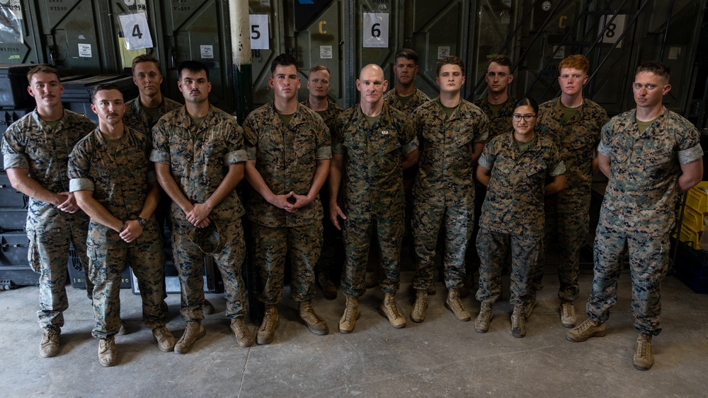 The 19th Sergeant Major of the Marine Corps visits 2d Marine Division