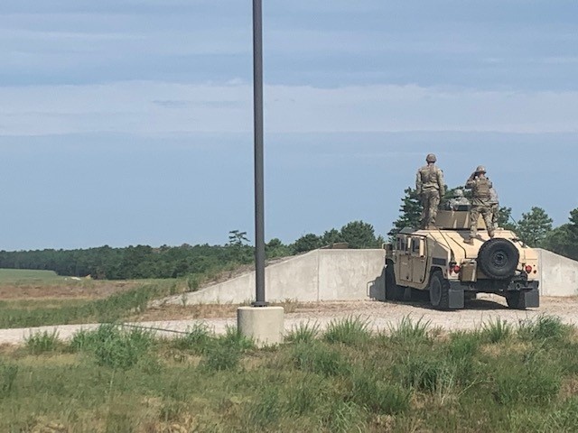 Fort Dix – 333rd MP BDE – Range 40 - M2HB, Firing Table II - 25 July 2022