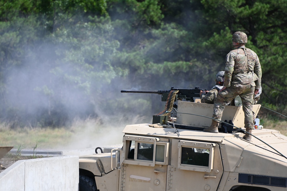 Fort Dix – 333rd MP BDE – Range 40 - M2HB, Firing Table II - 25 July 2022