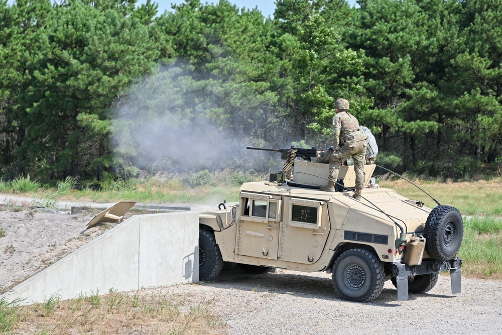 Fort Dix – 333rd MP BDE – Range 40 - M2HB, Firing Table II - 25 July 2022