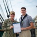 Sailor receives his MOVSM