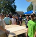 Scout provides a flag retirement box for 82nd Museum