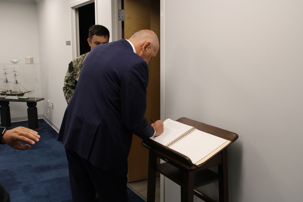 Naval Oceanography Hosts IHO Director and Republic of Korea Embassy Representative