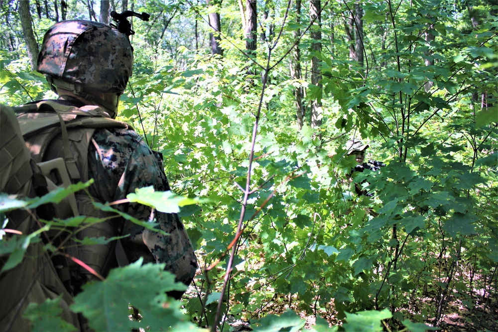 Marines, Navy Corpsmen train in casualty care field exercise