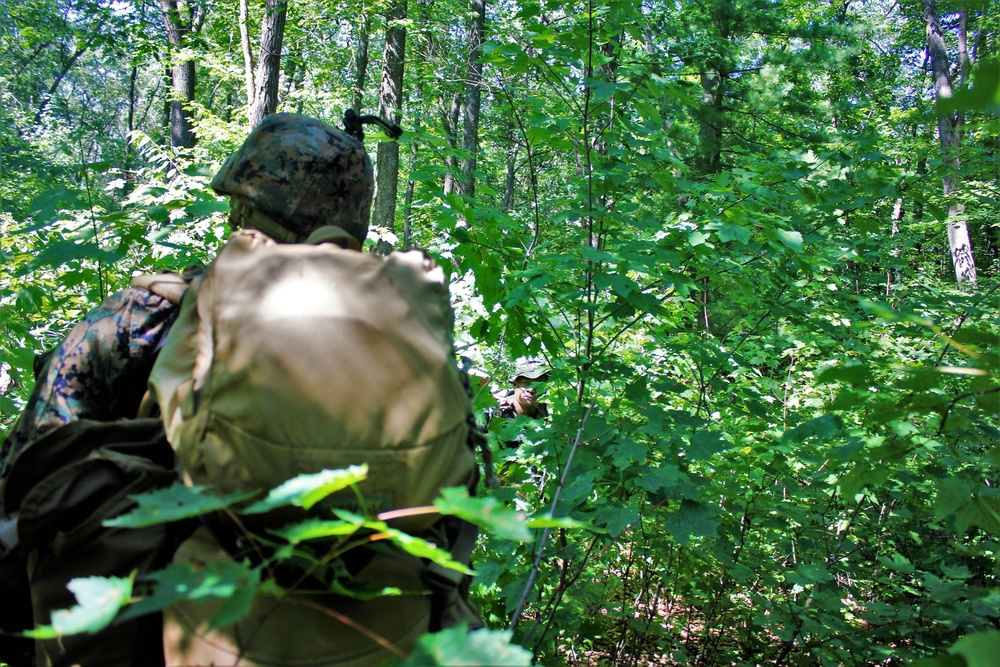 Marines, Navy Corpsmen train in casualty care field exercise