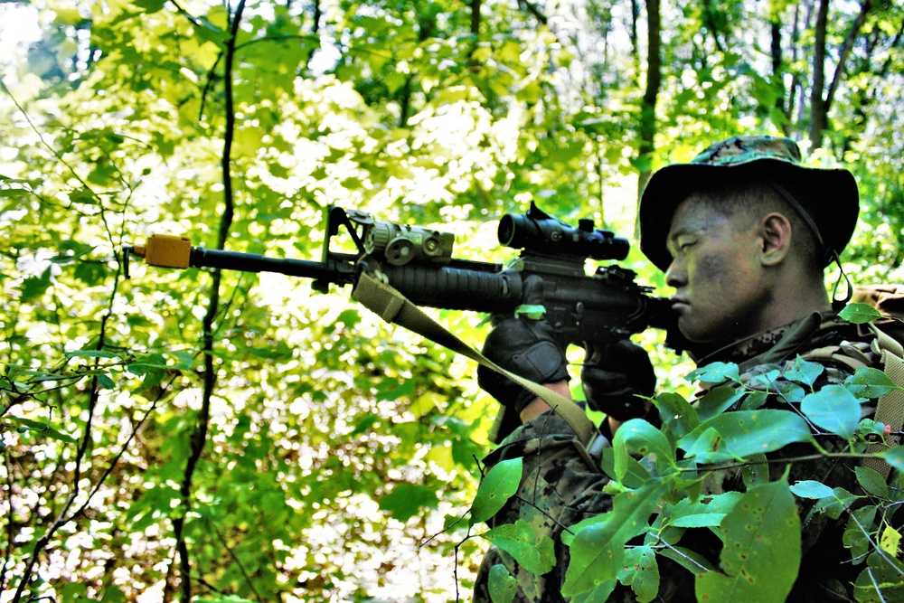 Marines, Navy Corpsmen train in casualty care field exercise