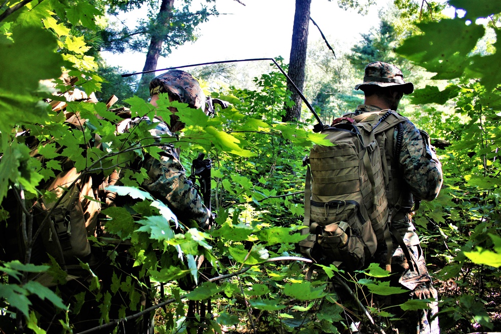 Marines, Navy Corpsmen train in casualty care field exercise