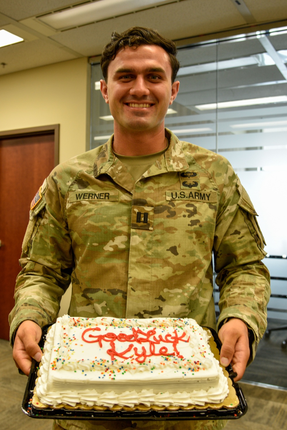 CPT. Werner returns from training, bids farewell to LRD