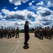 Wing commander speaks to two formations of Civil Air Patrol cadets