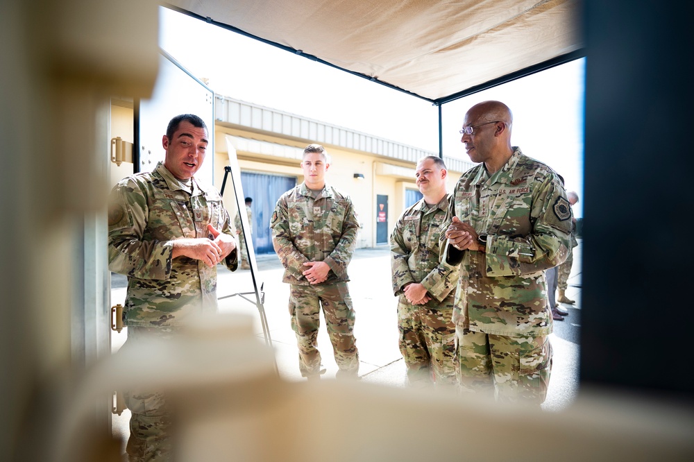 CSAF visits Shaw Air Force Base