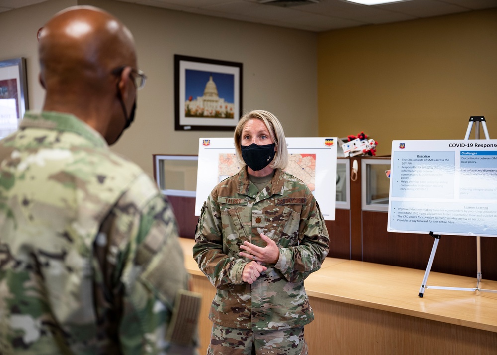 CSAF visits Shaw Air Force Base