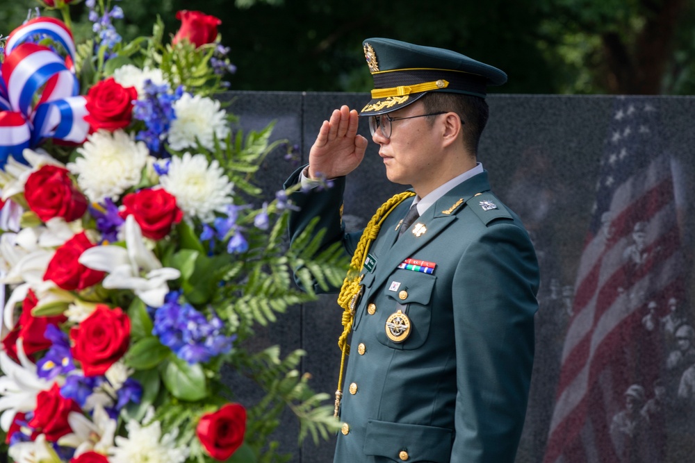 Korean War Vetarans Memorial Wall of Remembrance Dedication Ceremony July 27, 2022