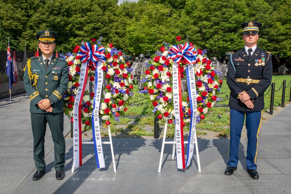 Korean War Vetarans Memorial Wall of Remembrance Dedication Ceremony July 27, 2022