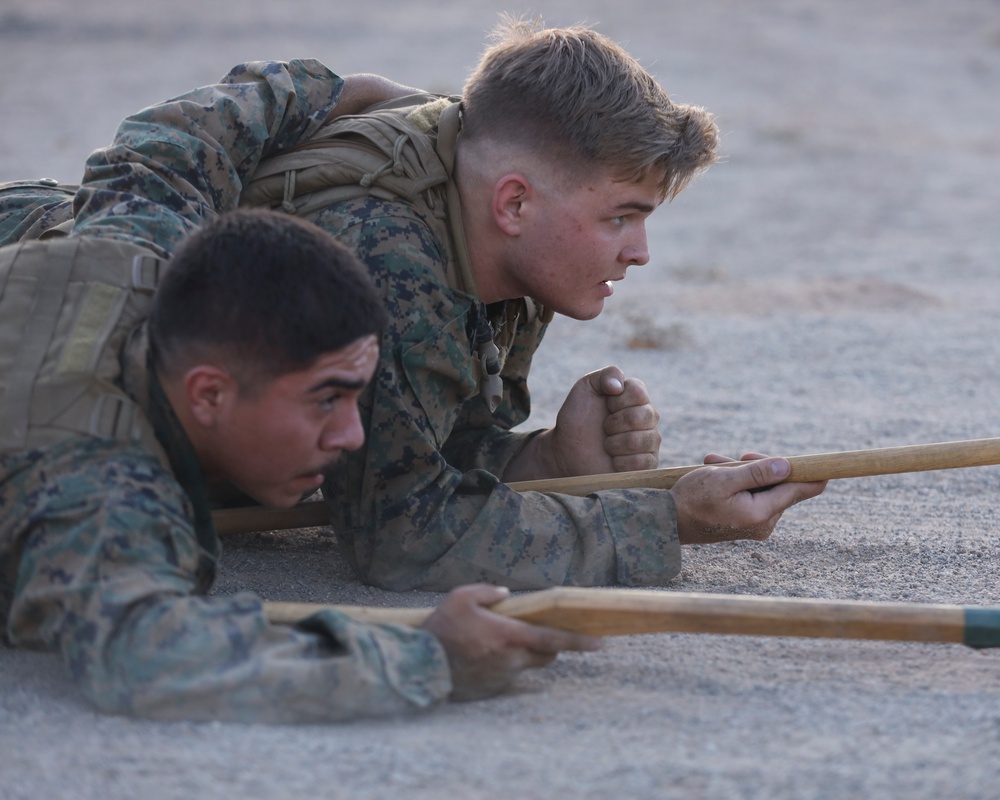 Marines conduct a MCMAP culminating event