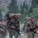 The Final Descent | U.S. Marines with 1st Battalion, 24th Marine Regiment finish Mountain Training Exercise 4-22 with a hike down the mountains at Mountain Warfare Training Center