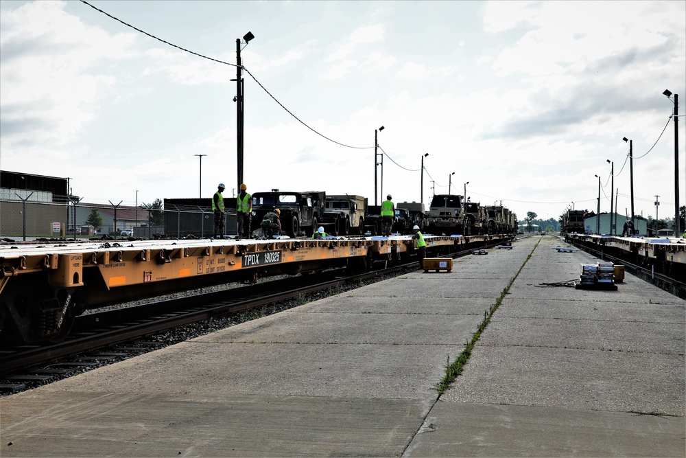 Fort McCoy supports rail movement for 107th Support Maintenance Company