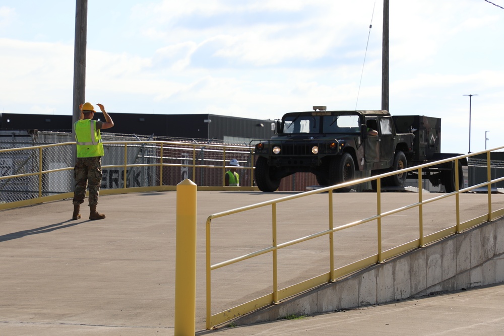 Fort McCoy supports rail movement for 107th Support Maintenance Company