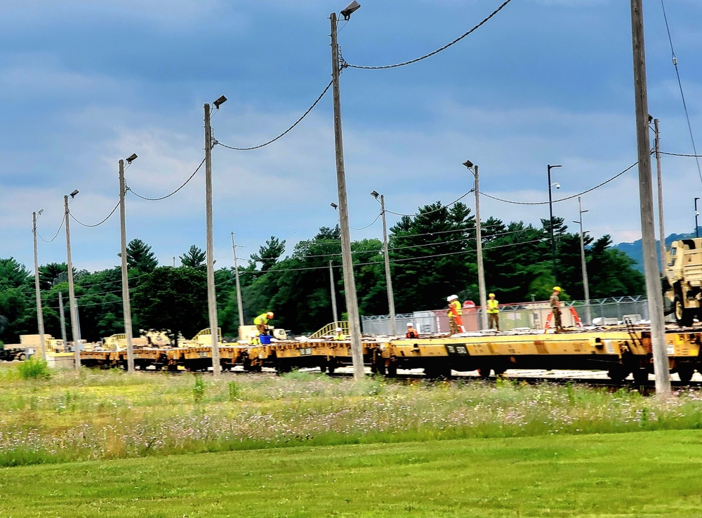 Fort McCoy supports rail movement for 107th Support Maintenance Company