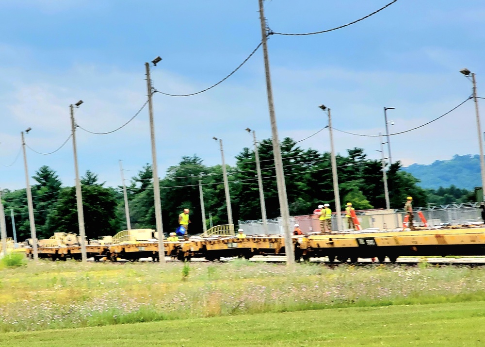 Fort McCoy supports rail movement for 107th Support Maintenance Company