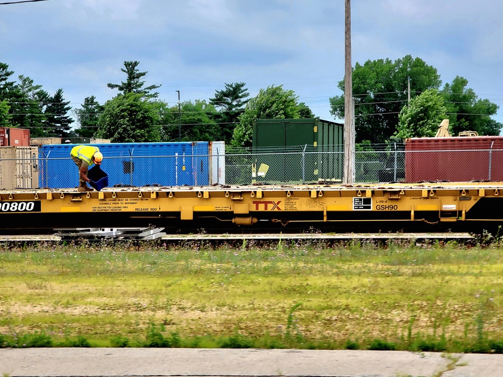 Fort McCoy supports rail movement for 107th Support Maintenance Company