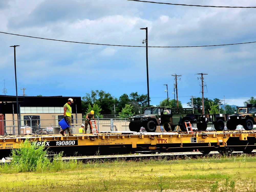 Fort McCoy supports rail movement for 107th Support Maintenance Company