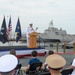 USS Gabrielle Giffords (LCS 10) Blue Crew Holds Change of Command Ceremony