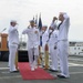 USS Gabrielle Giffords (LCS 10) Blue Crew Holds Change of Command Ceremony