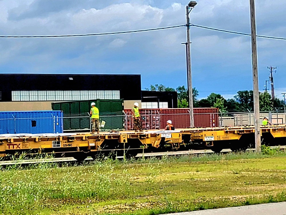 Fort McCoy supports rail movement for 107th Support Maintenance Company