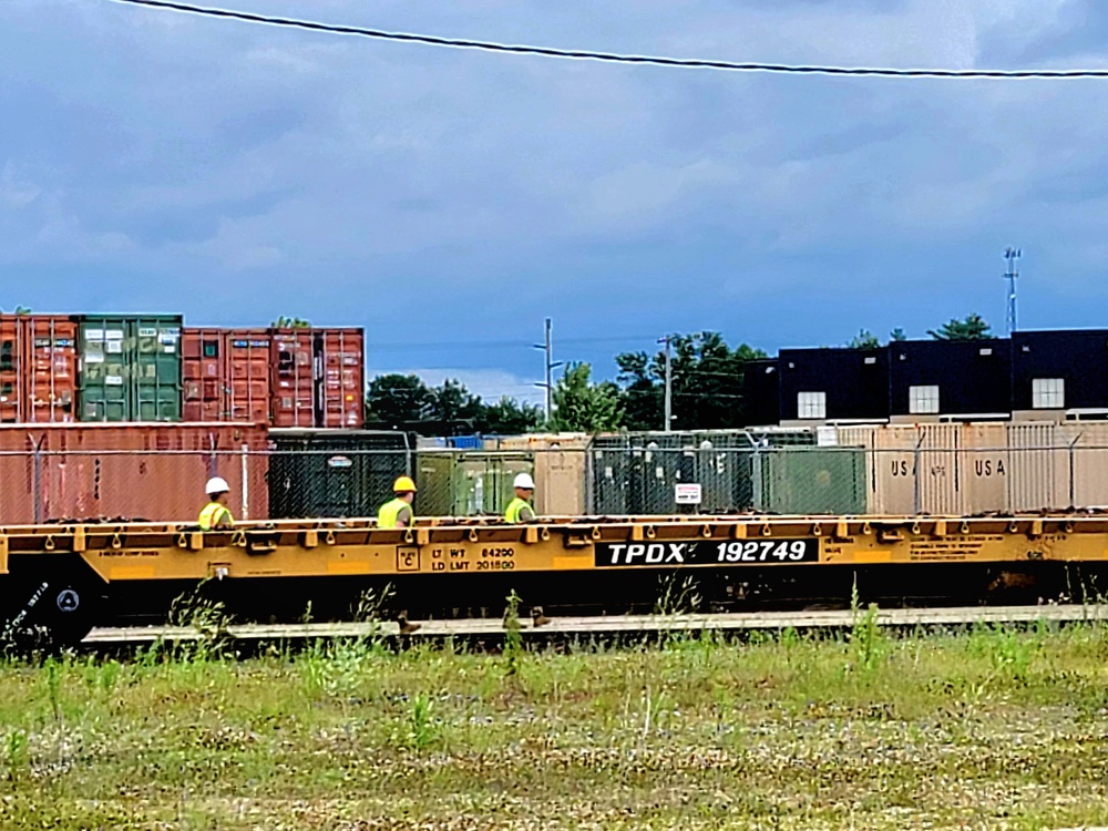 Fort McCoy supports rail movement for 107th Support Maintenance Company