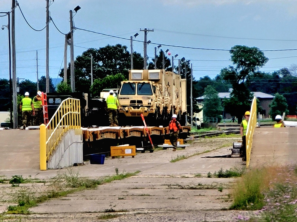 Fort McCoy supports rail movement for 107th Support Maintenance Company