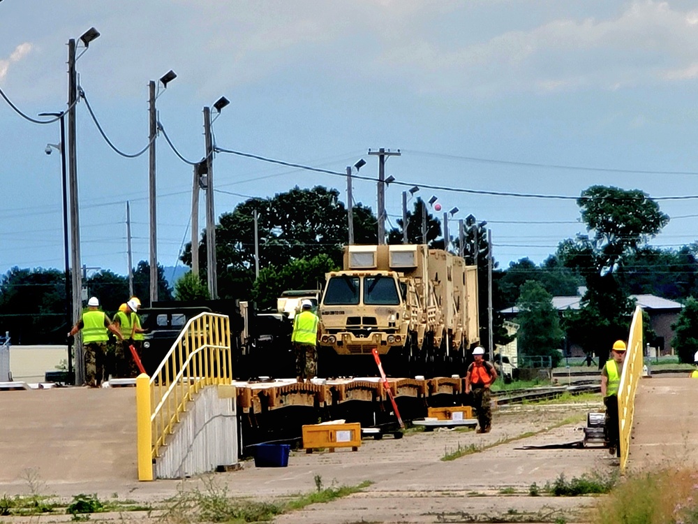 Fort McCoy supports rail movement for 107th Support Maintenance Company