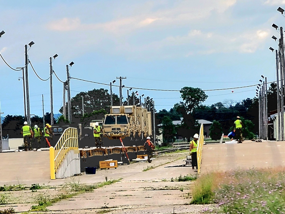 Fort McCoy supports rail movement for 107th Support Maintenance Company