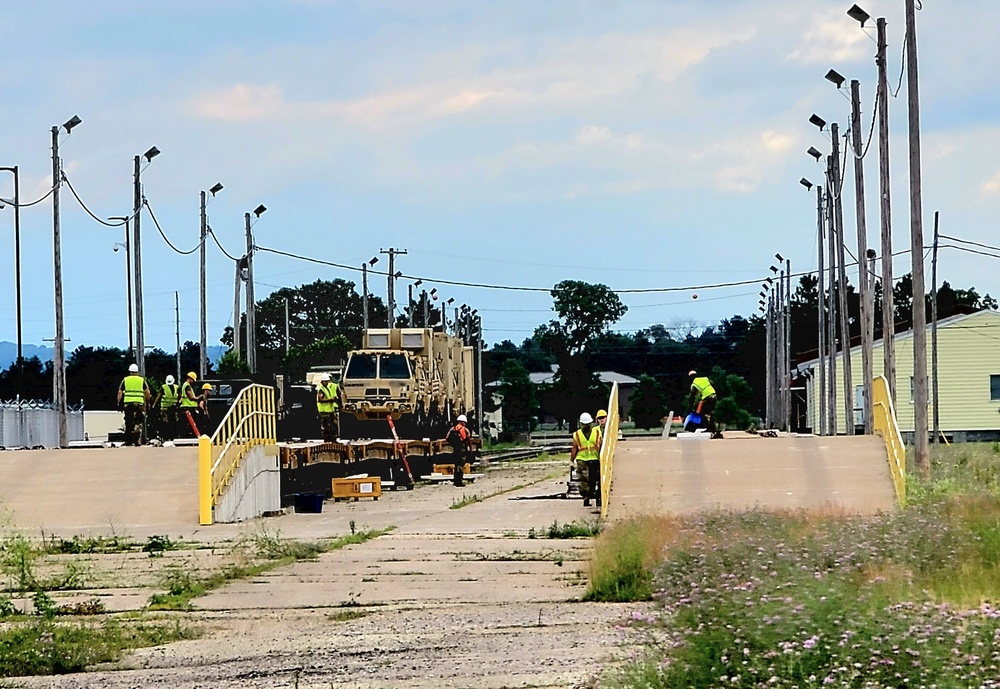 Fort McCoy supports rail movement for 107th Support Maintenance Company