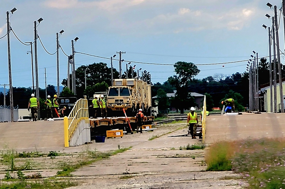 Fort McCoy supports rail movement for 107th Support Maintenance Company