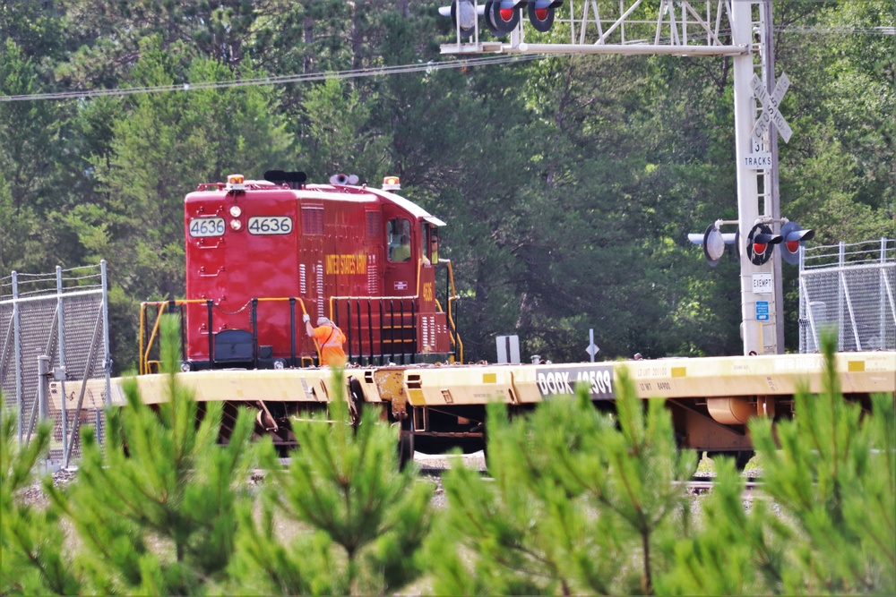 Fort McCoy supports rail movement for 107th Support Maintenance Company