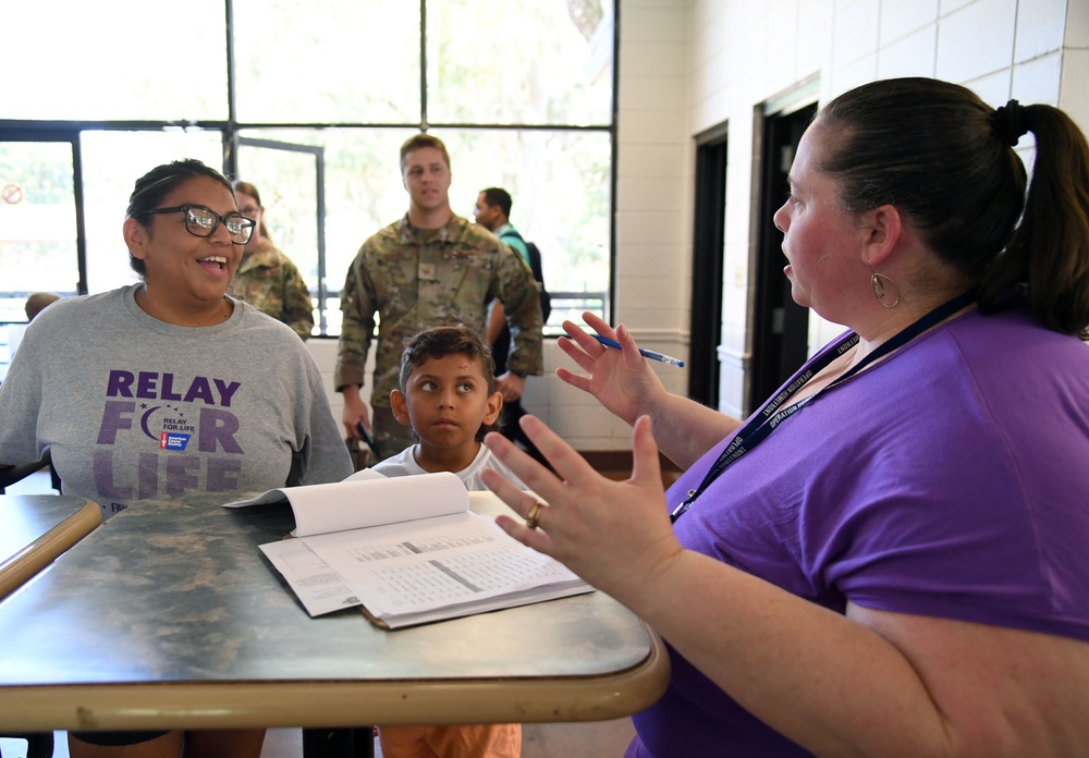 Back to School Bash provides entertainment, bookbags and school supplies