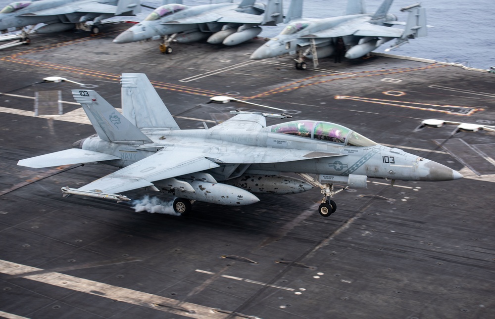 USS Ronald Reagan (CVN 76) conducts flight operations