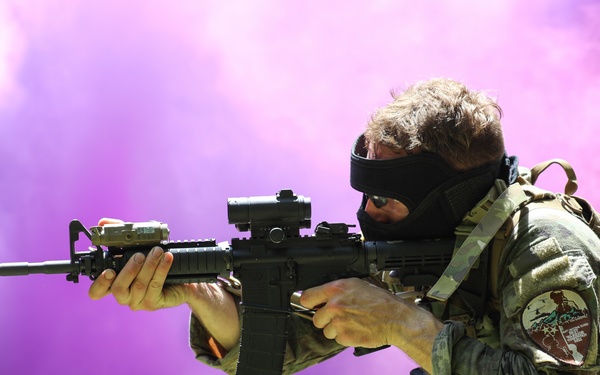 Soldiers compete during the final days of the 2022 All Guard Best Warrior Competition