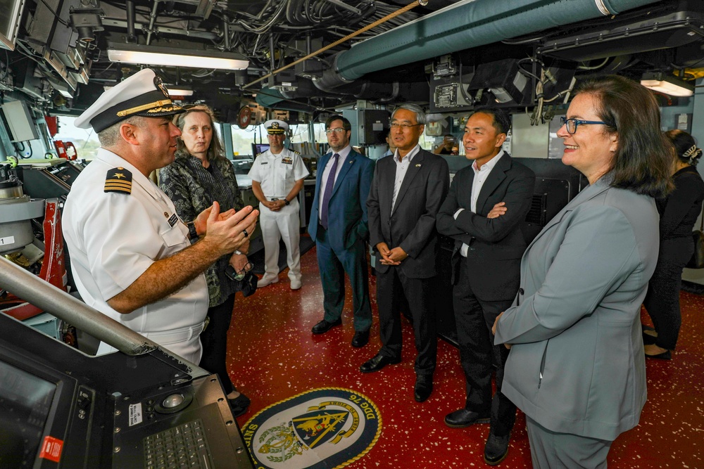 USS Higgins Visits Brunei