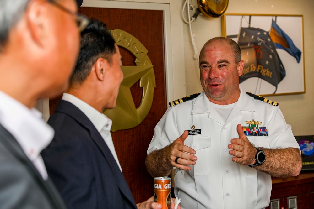 USS Higgins Visits Brunei